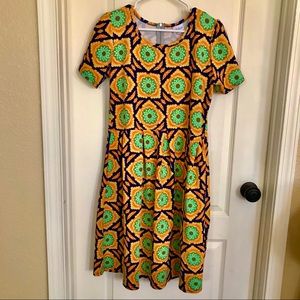 LuLaRoe floral dress size Xlarge